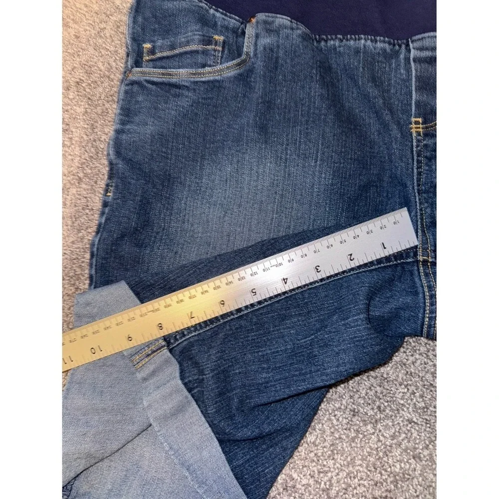 Great Expectations Women's Dark‎ Blue Maternity Shorts